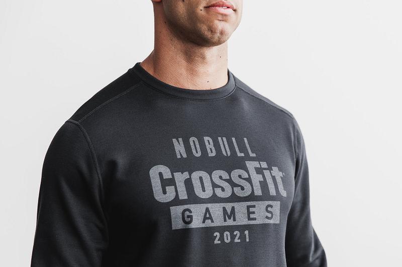 Black Nobull Crossfit Games<Sup>®</Sup> 2021 Crew Men's Hoodie | CA N1559W